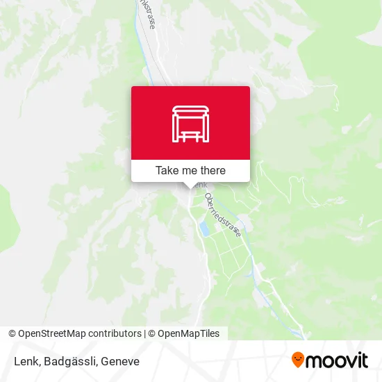 Lenk, Badgässli map