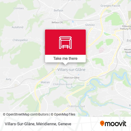 Villars-Sur-Glâne, Méridienne map