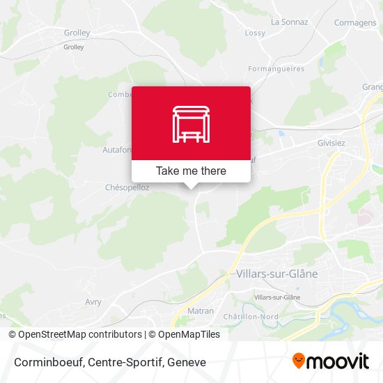 Corminboeuf, Centre-Sportif map