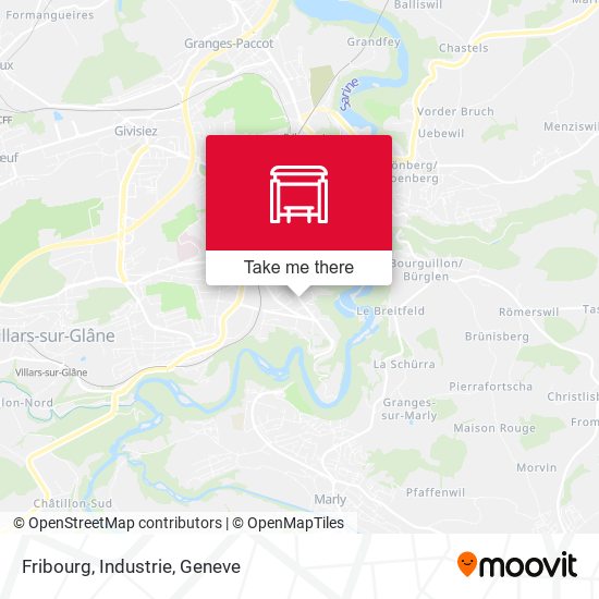 Fribourg, Industrie map