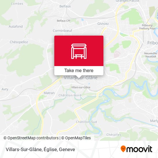 Villars-Sur-Glâne, Église map