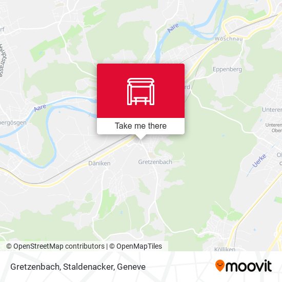 Gretzenbach, Staldenacker map