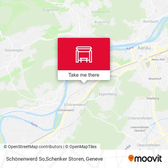 Schönenwerd So,Schenker Storen map
