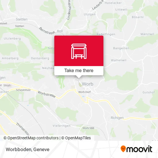 Worbboden map