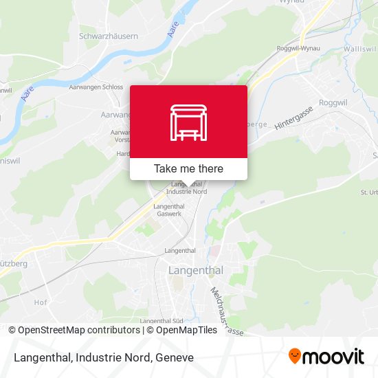 Langenthal, Industrie Nord map