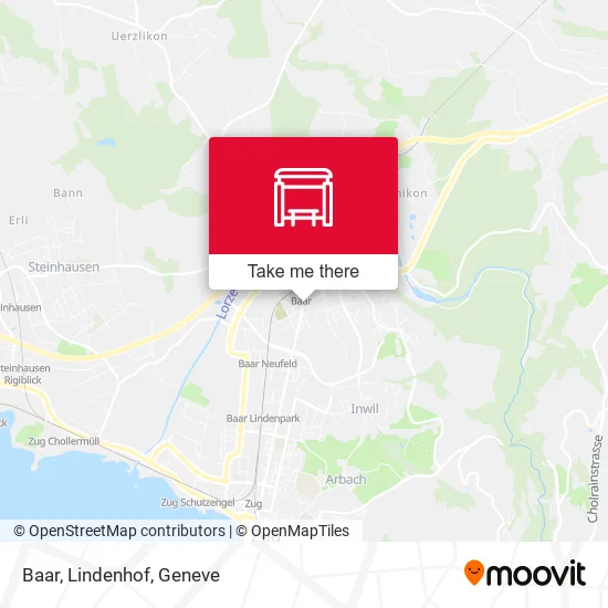 Baar, Lindenhof map