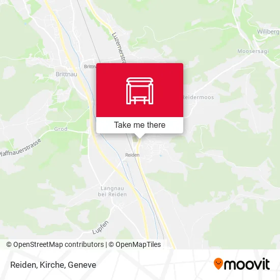 Reiden, Kirche map