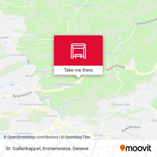 St. Gallenkappel, Kronenwiese map