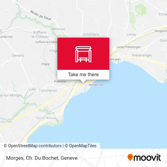 Morges, Ch. Du Bochet map