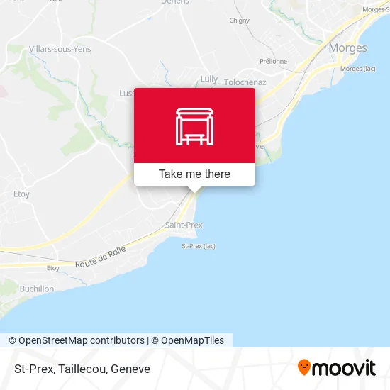 St-Prex, Taillecou map