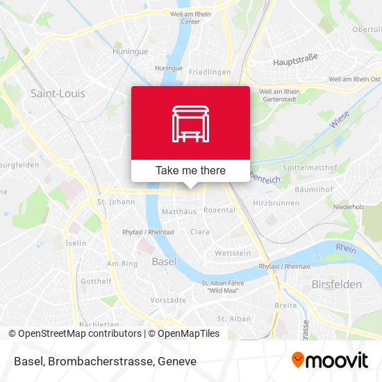 Basel, Brombacherstrasse map