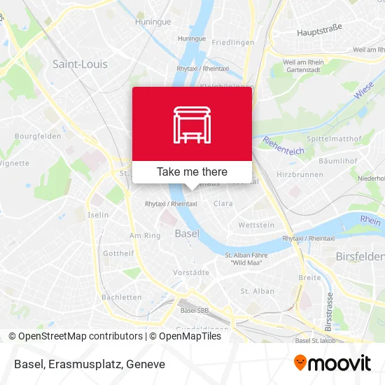 Basel, Erasmusplatz map