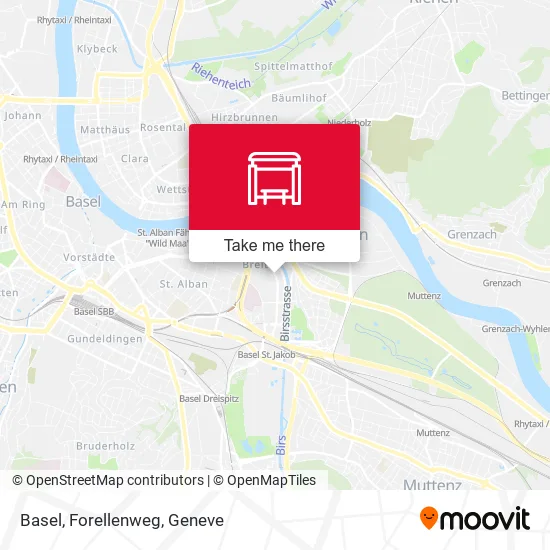 Basel, Forellenweg map