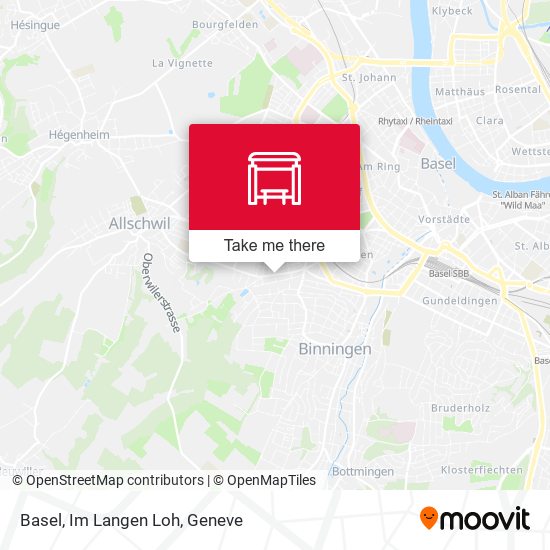 Basel, Im Langen Loh map