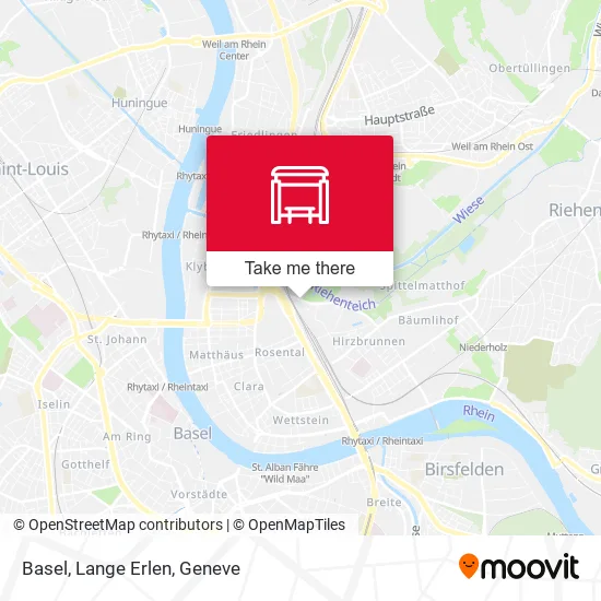 Basel, Lange Erlen map