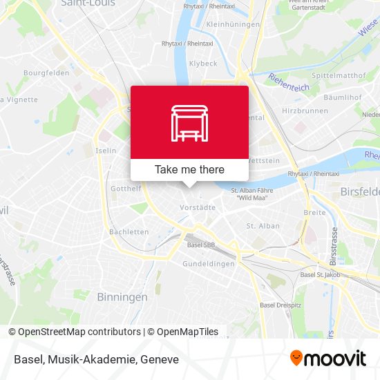 Basel, Musik-Akademie map