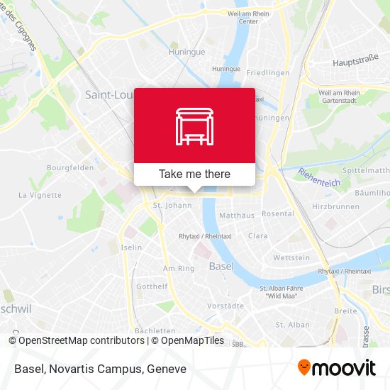 Basel, Novartis Campus map