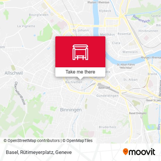 Basel, Rütimeyerplatz map