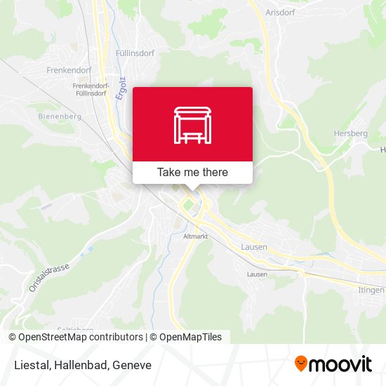 Liestal, Hallenbad map