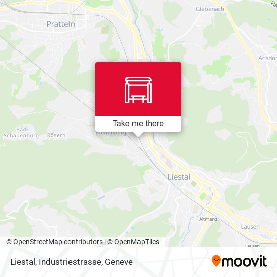 Liestal, Industriestrasse map