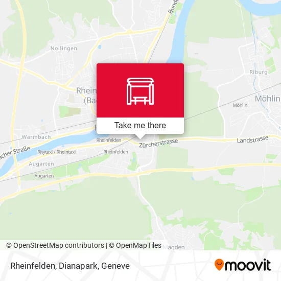 Rheinfelden, Dianapark map
