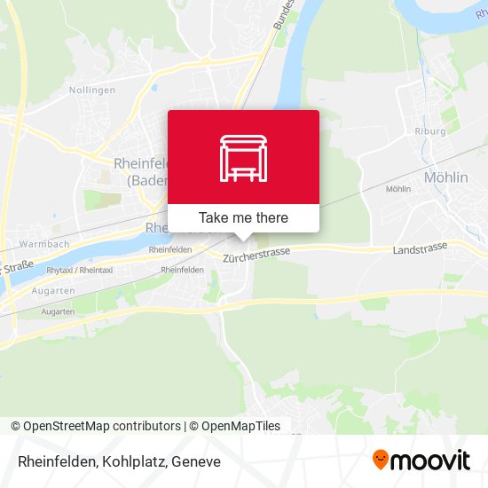 Rheinfelden, Kohlplatz map