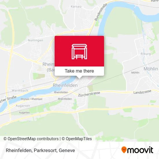Rheinfelden, Parkresort map