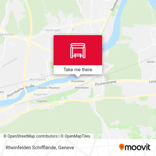 Rheinfelden Schifflände map