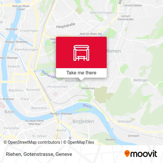 Riehen, Gotenstrasse map