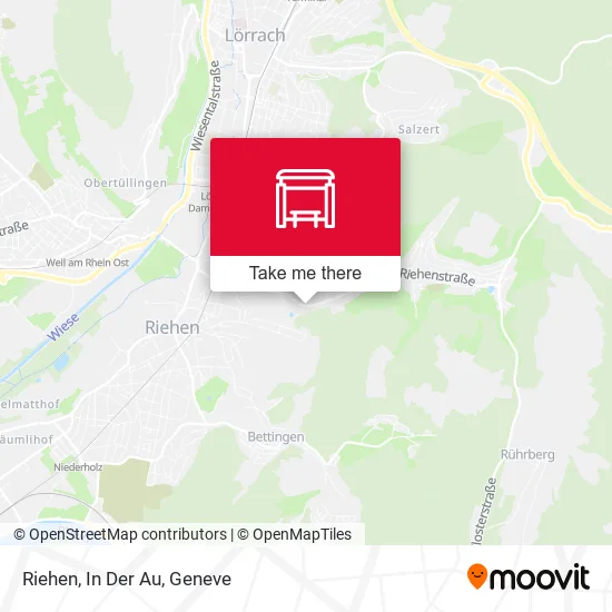 Riehen, In Der Au map