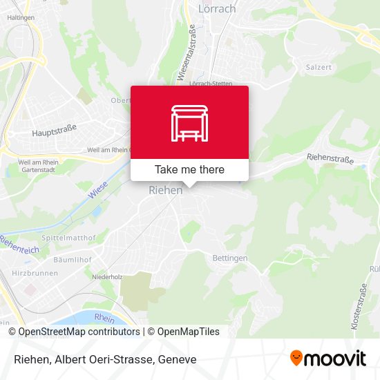 Riehen, Albert Oeri-Strasse map