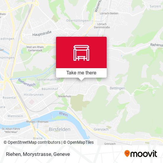 Riehen, Morystrasse map