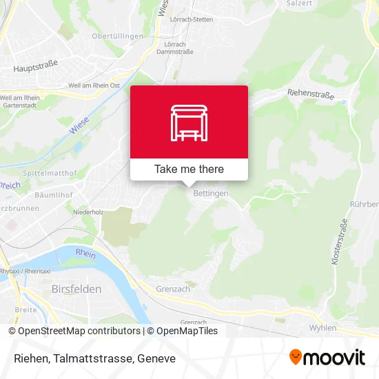 Riehen, Talmattstrasse map