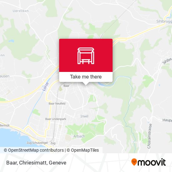 Baar, Chriesimatt map