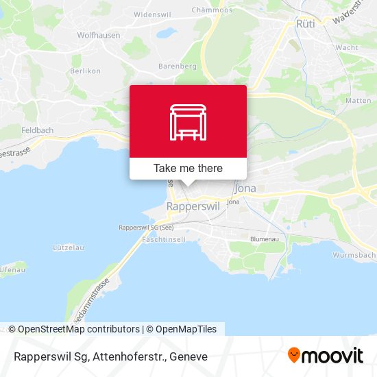 Rapperswil Sg, Attenhoferstr. map