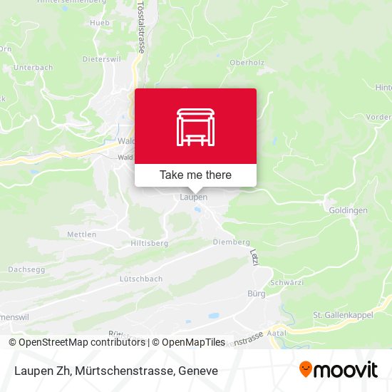 Laupen Zh, Mürtschenstrasse map