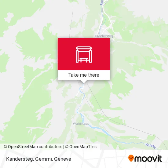 Kandersteg, Gemmi map