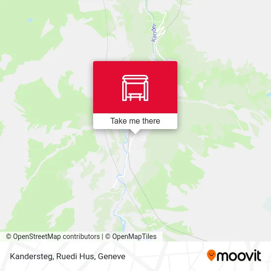 Kandersteg, Ruedi Hus map
