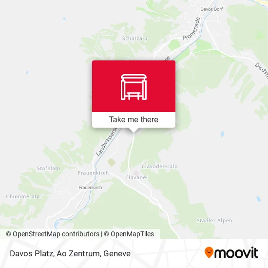 Davos Platz, Ao Zentrum map