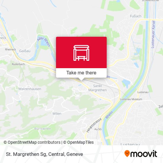 St. Margrethen Sg, Central map