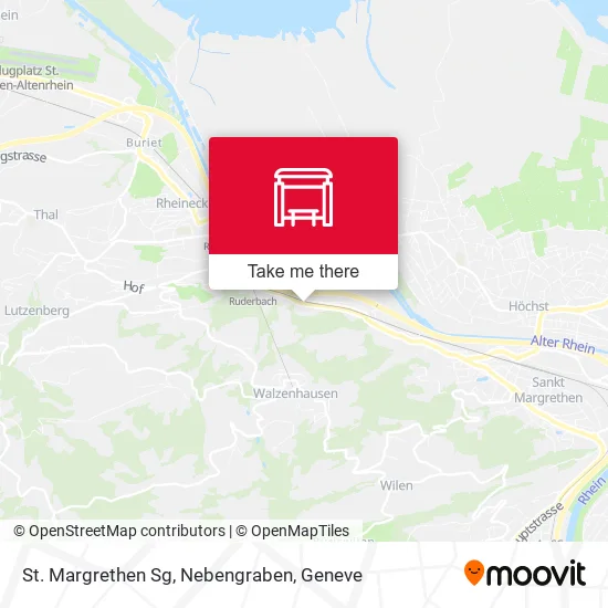 St. Margrethen Sg, Nebengraben map