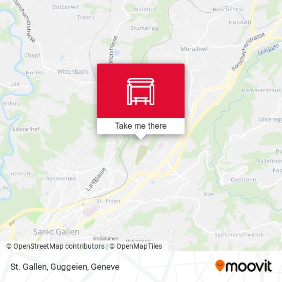St. Gallen, Guggeien map