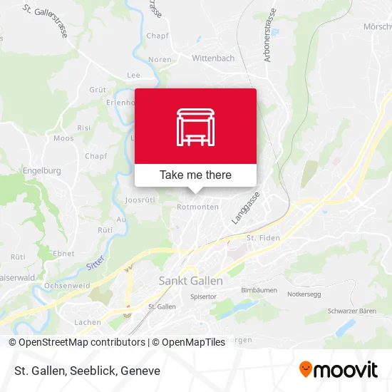 St. Gallen, Seeblick map