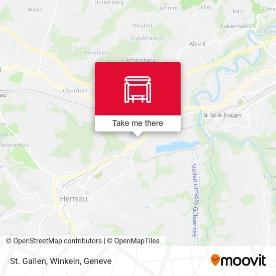 St. Gallen, Winkeln map