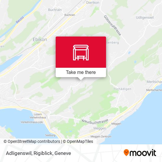 Adligenswil, Rigiblick map