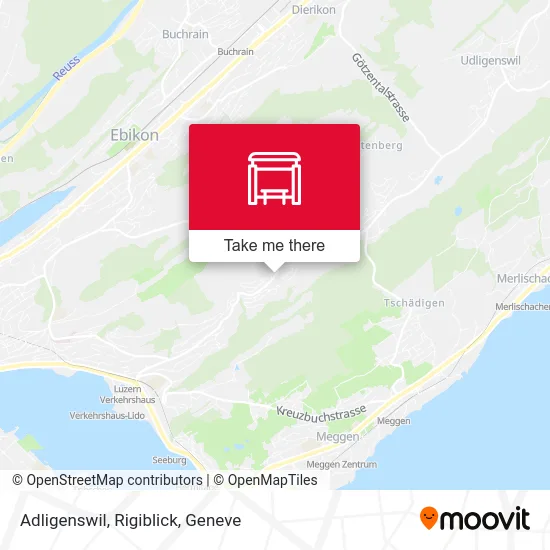 Adligenswil, Rigiblick map