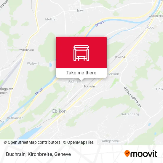 Buchrain, Kirchbreite map