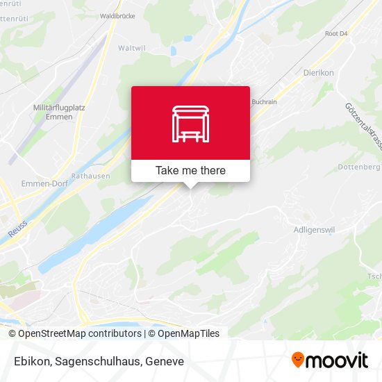 Ebikon, Sagenschulhaus map