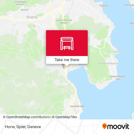 Horw, Spier map