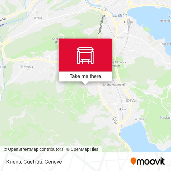 Kriens, Guetrüti map